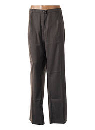 Pantalon drept elasticitate mărime normală maro SYM femme