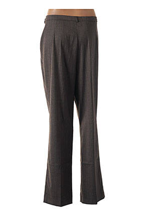 Pantalon drept elasticitate mărime normală maro SYM femeie