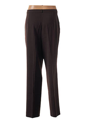 Pantalon drept elasticitate talie înaltă maro SYM femeie