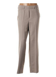 Pantalon slim talie elastică mărime normală maro GERKE MY PANTS femeie