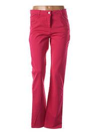 Pantalon slim broderie cu nituri mărime normală roz DIANE LAURY femme