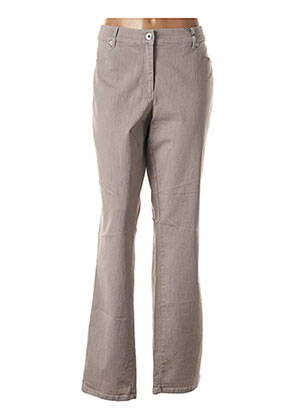 Pantalon drept elasticitate mărime normală gri GERKE MY PANTS femeie