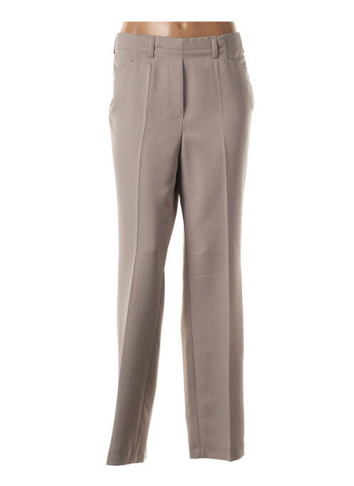 Pantalon slim talie elastică mărime normală maro GERKE MY PANTS femme