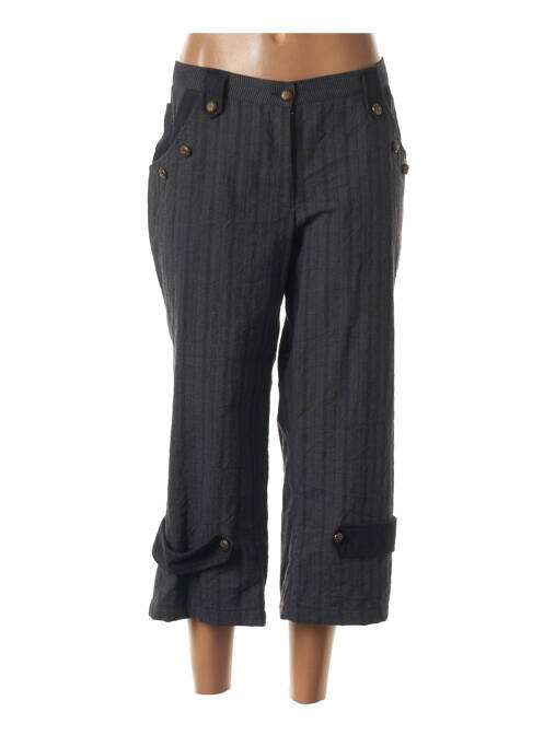 Pantalon trei sferturi maro COCO MENTHE femeie