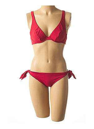 Costum de baie din două piese roșu MISS BIKINI femeie