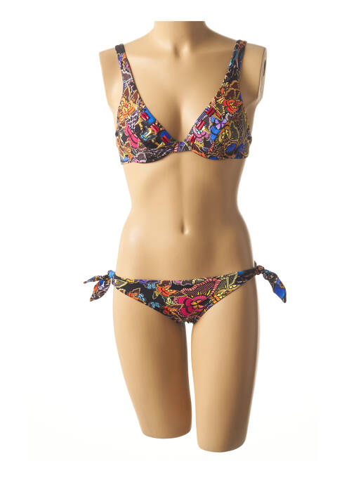 Costum de baie din două piese albastru MISS BIKINI femeie