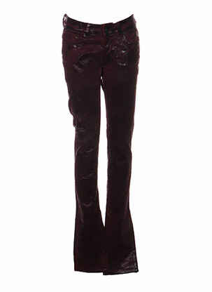 Pantalon slim talie joasă talie joasă violet CIMARRON femeie