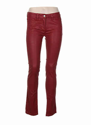 Pantalon slim mărime normală mărime normală roșu WAS femeie