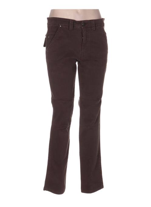 Blugi cu croială dreaptă maro MY PANTS femeie