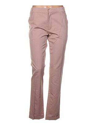 Pantalon slim mărime normală mărime normală roz AMERICAN RETRO femeie