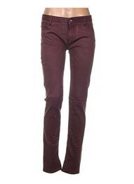 Pantalon slim talie joasă talie joasă violet REIKO femeie