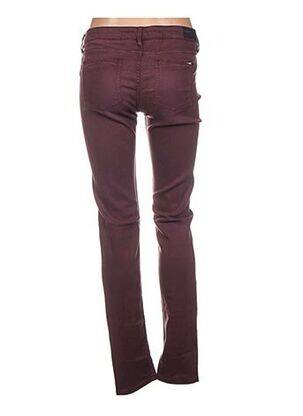 Pantalon slim talie joasă talie joasă violet REIKO femeie