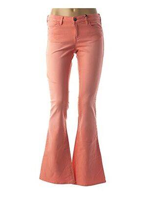 Blugi bootcut selecție denim talie joasă portocalie SCOTCH & SODA femeie