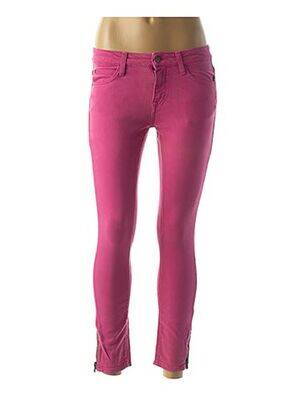 Pantalon 7/8 elasticitate talie joasă roz ACQUAVERDE femeie