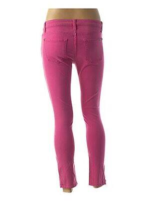 Pantalon 7/8 elasticitate talie joasă roz ACQUAVERDE femeie