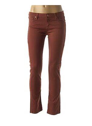 Pantalon slim maro DES PETITS HAUTS femeie