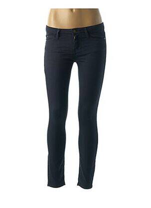Pantalon slim talie joasă talie joasă albastru ACQUAVERDE femeie