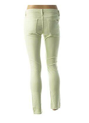Pantalon slim talie joasă talie joasă verde ACQUAVERDE femeie
