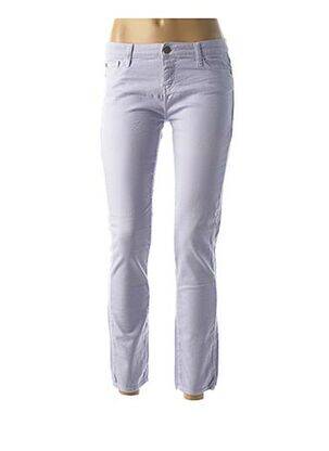 Pantalon 7/8 elasticitate talie joasă violet ACQUAVERDE femeie