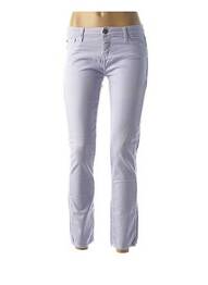 Pantalon 7/8 elasticitate talie joasă violet ACQUAVERDE femme