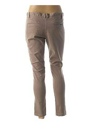Pantalon 7/8 elasticitate talie joasă maro ACQUAVERDE femeie