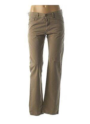 Pantalon drept maro ACQUAVERDE femeie