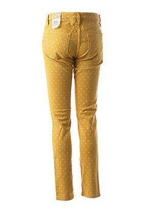Pantalon 7/8 elasticitate talie joasă galben WAS femeie