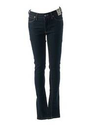 Blugi skinny țesătură brută mărime normală albastru REIKO femme