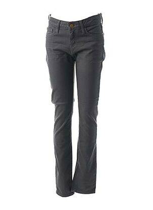 Pantalon slim talie joasă talie joasă gri ACQUAVERDE femeie