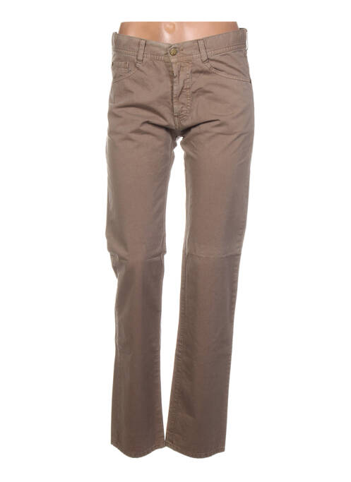 Pantalon slim bej ACQUAVERDE femeie