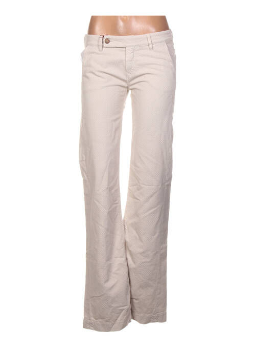 Pantalon drept bej TRUE NYC femeie