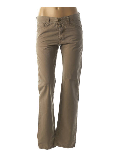 Pantalon drept maro ACQUAVERDE femeie