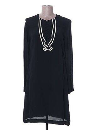 Rochie midi mâneci lungi mâneci lungi negru LAURENCE DOLIGE femeie