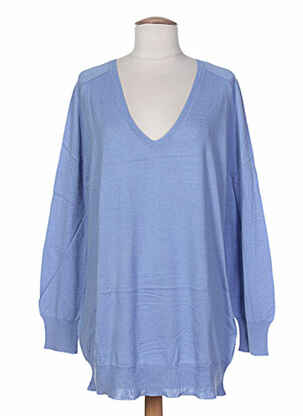 Pulover tunică albastru DIABLESS femeie