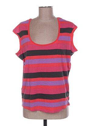 Tricou croială cambrată mâneci scurte roz MAISON SCOTCH femeie