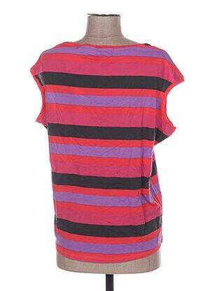 Tricou croială cambrată mâneci scurte roz MAISON SCOTCH femeie