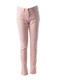 Pantalon slim talie joasă talie joasă roz MAISON SCOTCH femeie
