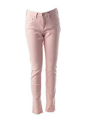 Pantalon slim roz MAISON SCOTCH femeie