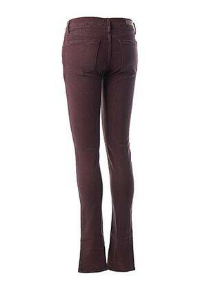 Pantalon slim talie joasă talie joasă roșu REIKO femeie
