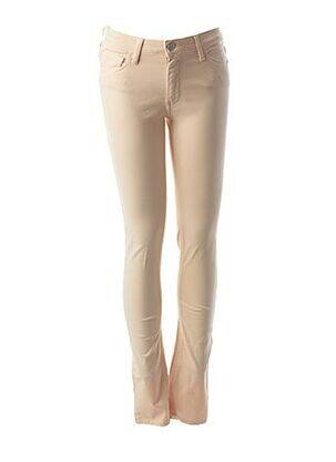 Pantalon slim conic mărime normală roz REIKO femeie