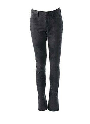 Pantalon slim talie joasă talie joasă gri MAISON SCOTCH femeie