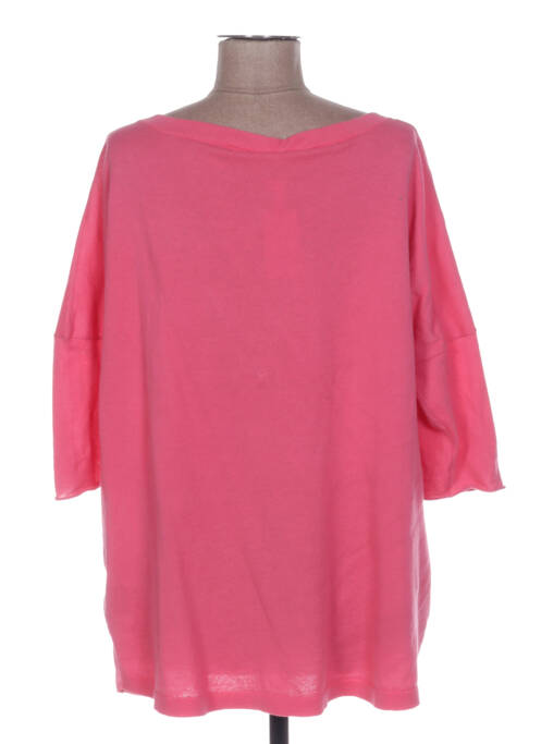 Pulover tunică roz LES PETITES COLLECTIONS femeie