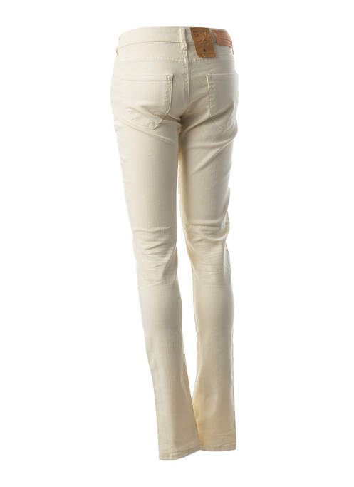 Pantalon slim bej MAISON SCOTCH femeie