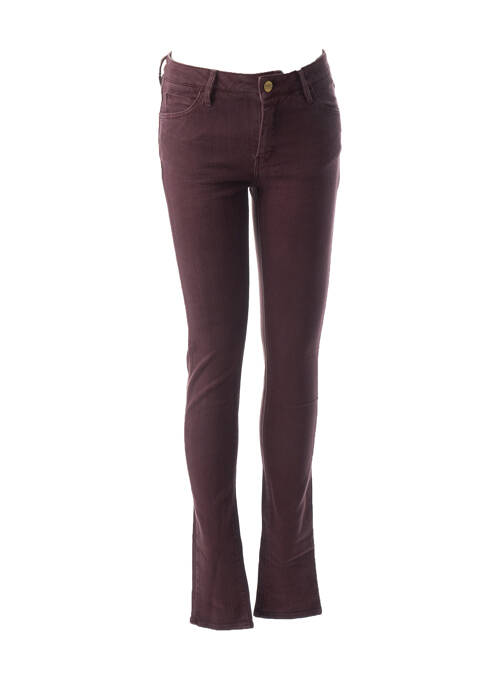 Pantalon slim roșu REIKO femeie