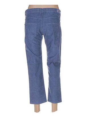 Pantalon trei sferturi croială dreaptă mărime normală albastru TRUE NYC femeie