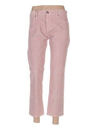 Pantalon trei sferturi roz TRUE NYC femeie