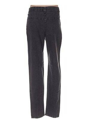 Pantalon drept talie cu cleme talie înaltă negru AMERICAN RETRO femeie