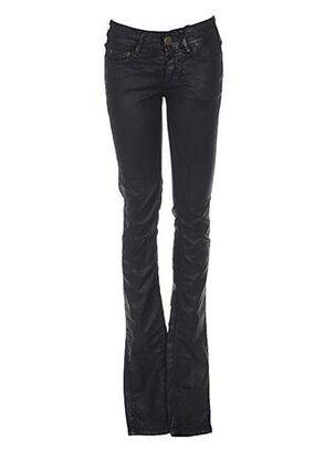 Pantalon slim talie joasă talie joasă negru CIMARRON femeie