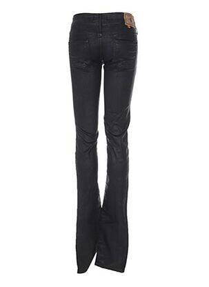 Pantalon slim talie joasă talie joasă negru CIMARRON femeie