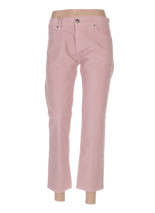 Pantalon trei sferturi roz TRUE NYC femeie